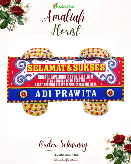Papan Bunga Ucapan Selamat Jati Padang